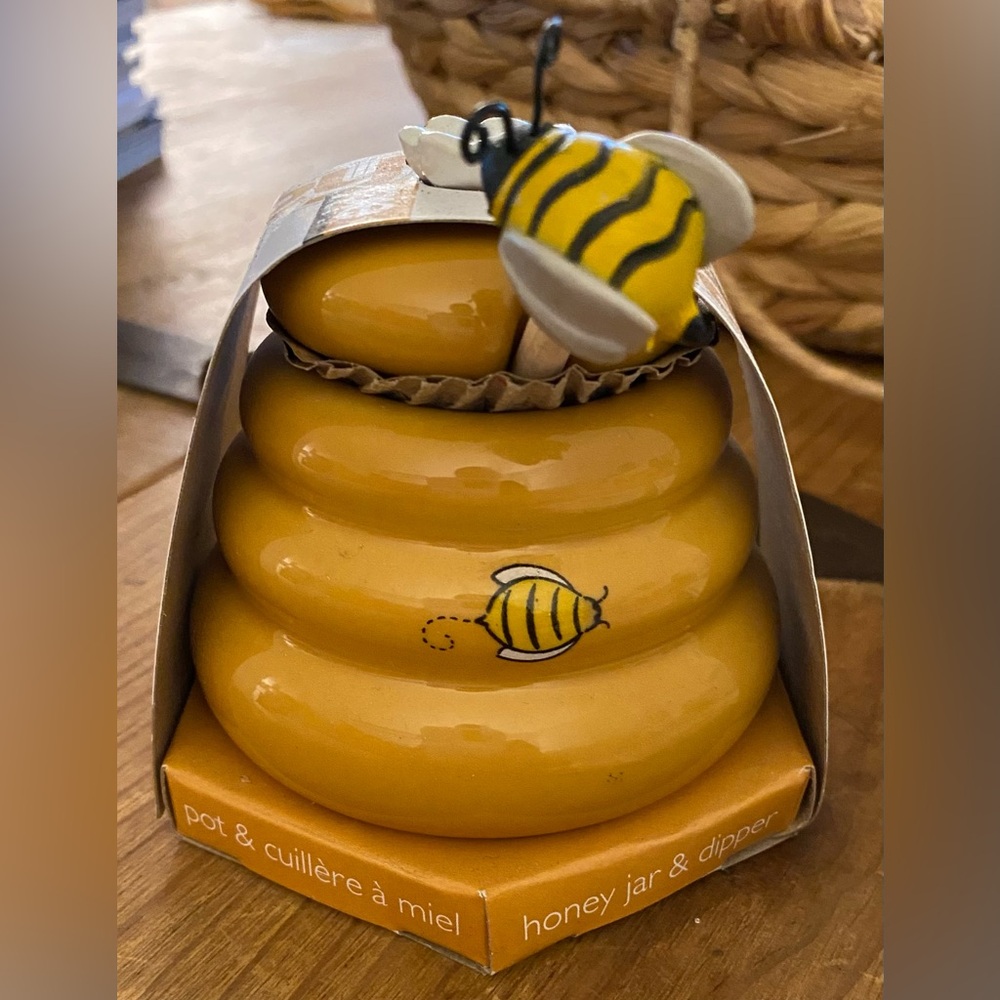 NWT, joie Honey Jar & Dipper